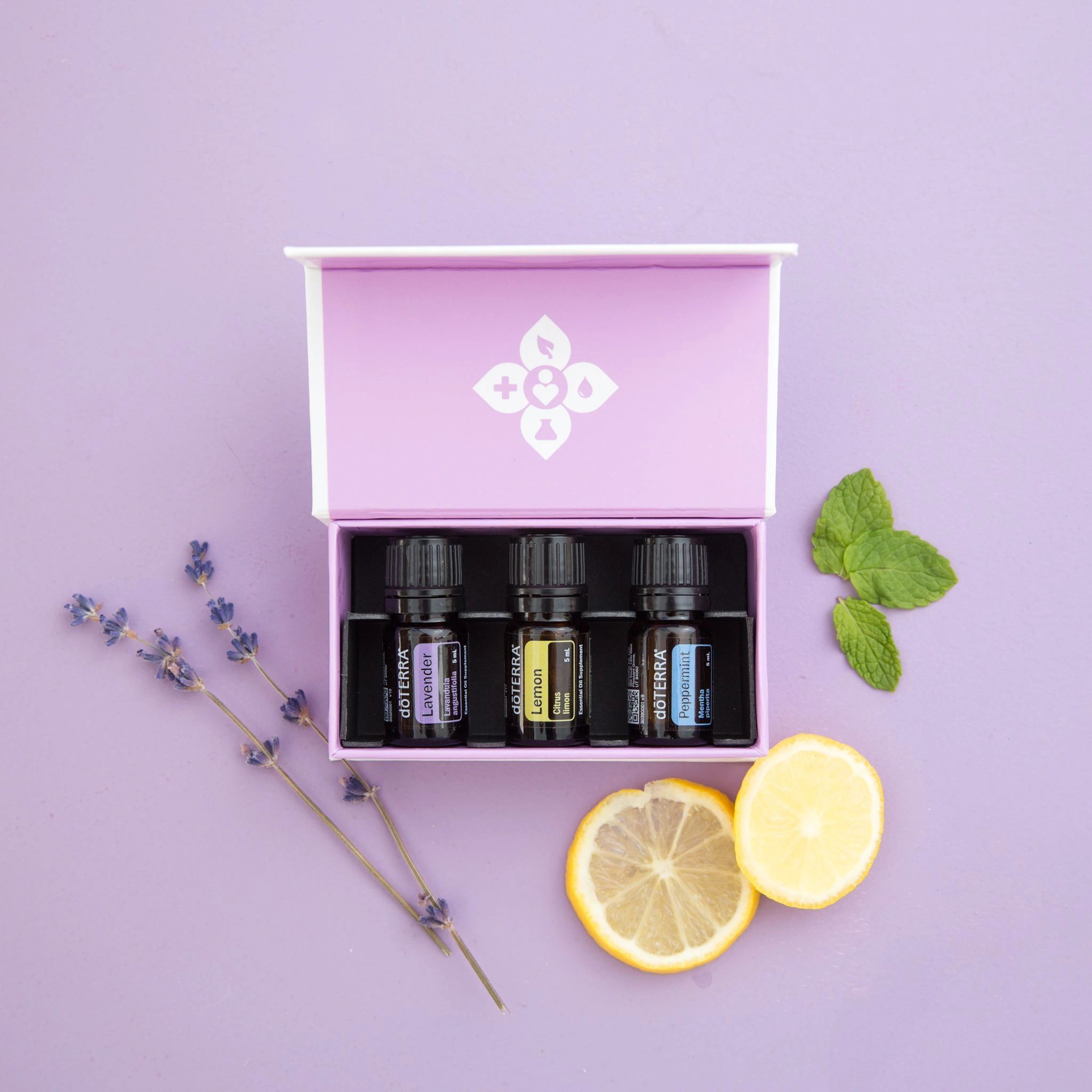Ideas for using the Basics Lavender, Lemon, and Peppermint